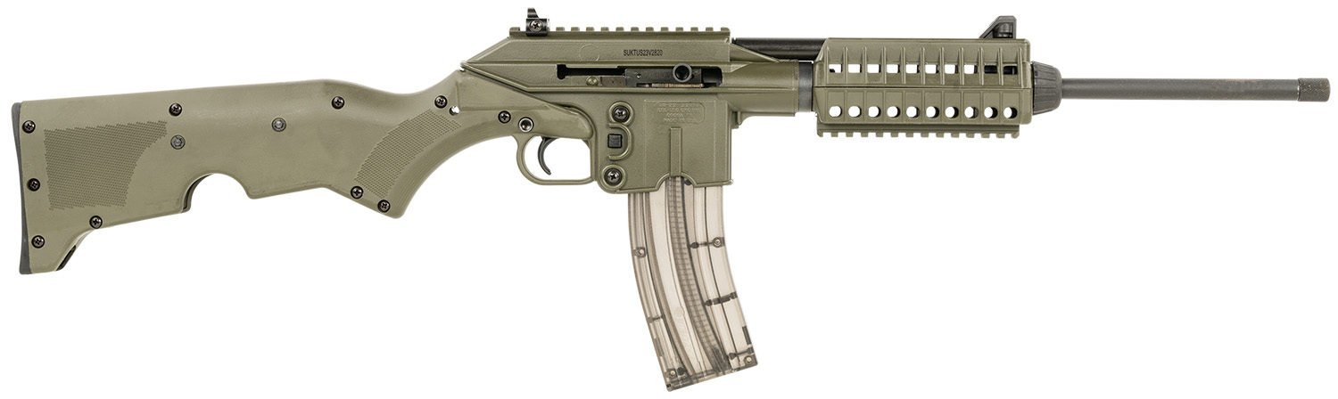 KelTec SU22CA .22 LR 16.10″ 26+1 Threaded Barrel OD Green